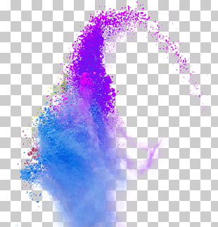 Color , Color splash powder smoke, closeup photo of purple powder explosion PNG clipart