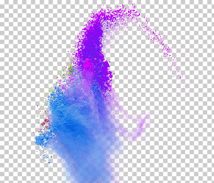 Color , Color splash powder smoke, closeup photo of purple powder explosion PNG clipart
