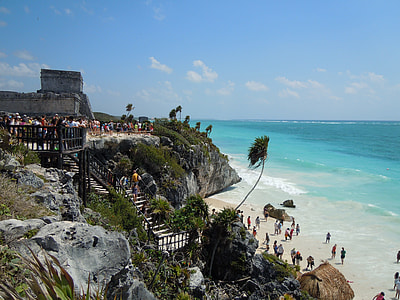 people walking on island at daytime thumbnail