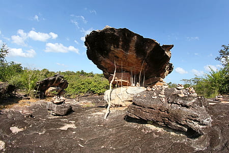 nature, sky, clouds, rocks thumbnail