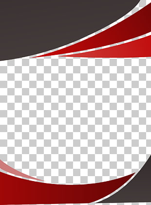 Euclidean , Red decoration border background, red and black logo PNG clipart