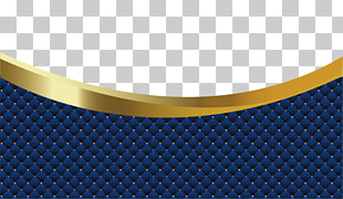Material Metal Blue Pattern, Blue border, blue and yellow artwork PNG clipart