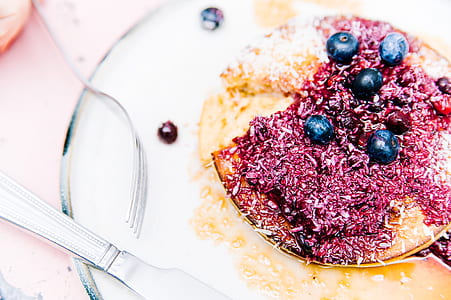 Black Berry With Cooked Food thumbnail