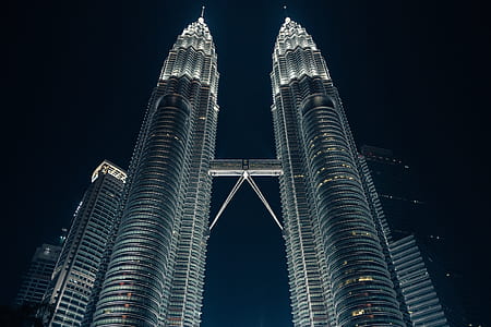 low-angle shot of Petronas Twin Tower, thumbnail