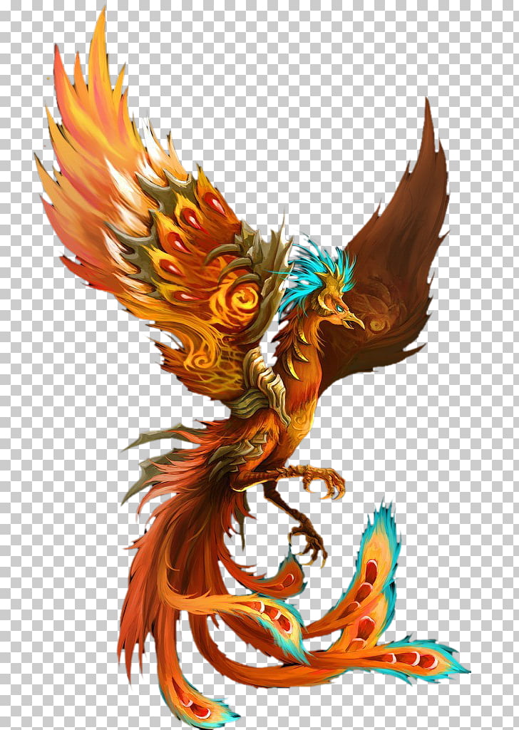 Fenghuang Cartoon Phoenix Pattern Png Clipart Free Cliparts Uihere