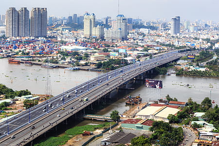 aerial view of bridge thumbnail