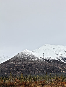 ice covered mountain at daytime thumbnail