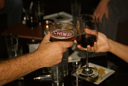 two people making cheers thumbnail