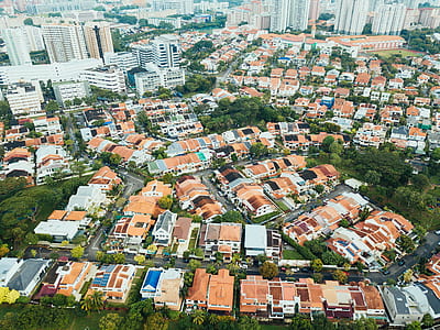 aerial view photography of concrete buildings thumbnail