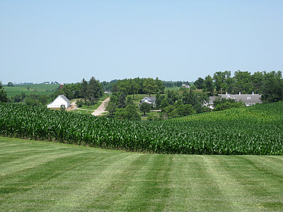 Green Landscape and farm in Newton, Iowa thumbnail
