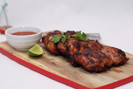 cooked meat on plate thumbnail