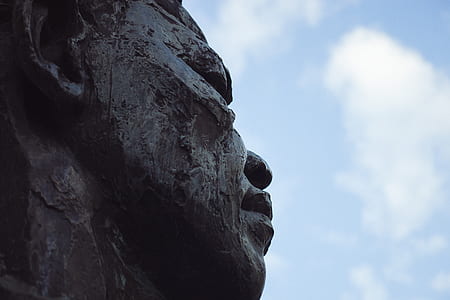closeup photo of man's face statue thumbnail