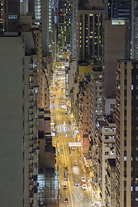city building during night thumbnail