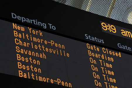 LED departure board thumbnail