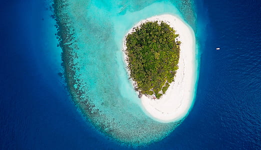 aerial photo of island thumbnail