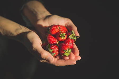 Handful Of Strawberries Photo thumbnail