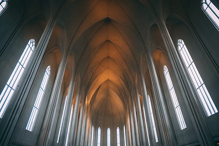 gray concrete chapel interior set thumbnail