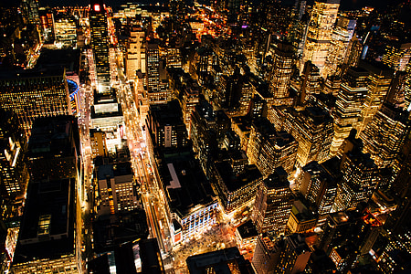 aerial photo of city buildings thumbnail
