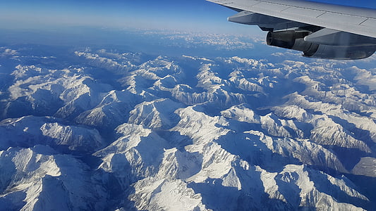 bird's eye view photography of airliner wing thumbnail