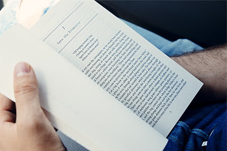 person reading book thumbnail