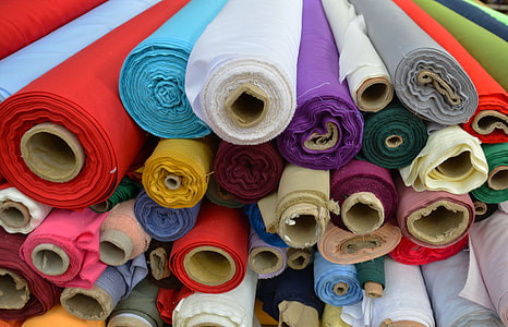assorted color rolled textiles thumbnail