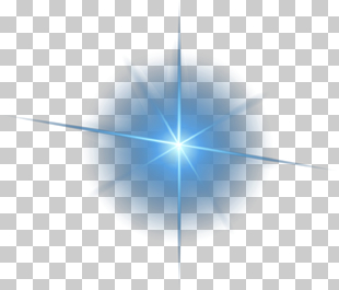 Light Symmetry Triangle Pattern, Decorative light effect material, blue star illustration PNG clipart