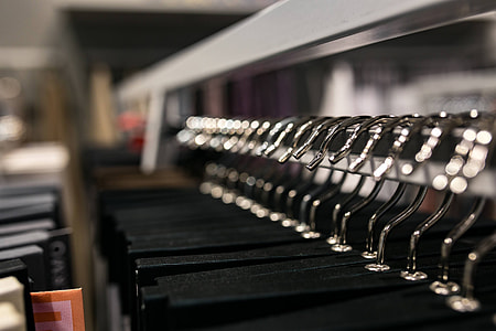 Collection of design fabrics on hangers thumbnail