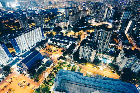 top view of city buildings thumbnail