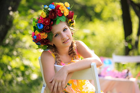 girl sitting on chair thumbnail