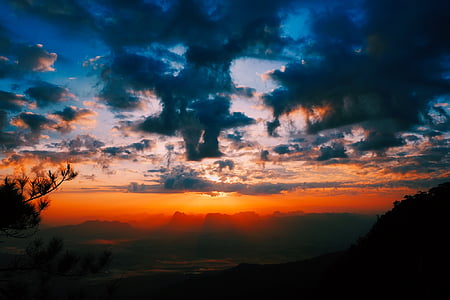 time lapse photography of sunset thumbnail