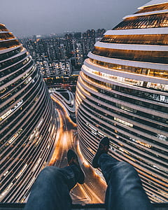 aerie photo of gray gray dome building thumbnail