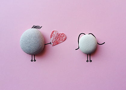 two round gray stones decor thumbnail