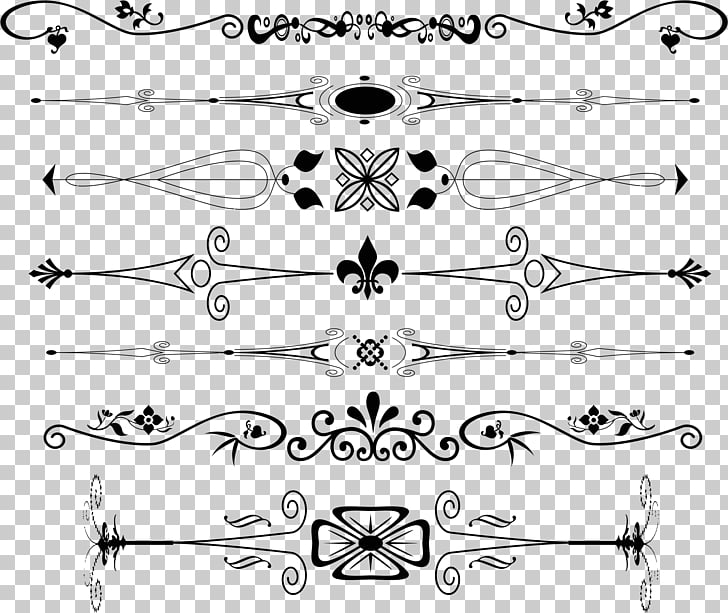 Ornament Plain Text Decorative Arts Divider Scroll Pattern Png