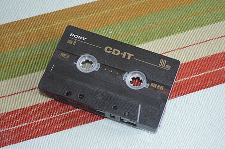 black Sony cassette tape thumbnail