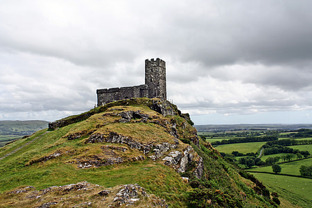 gray concrete castle on top of mountain thumbnail