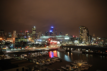 city buildings during night time thumbnail