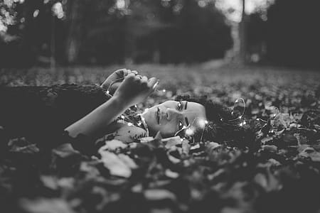 Woman on Leaves thumbnail