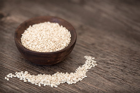 sesame seeds on top of surface thumbnail