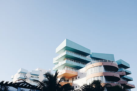 blue and brown building at daytime thumbnail