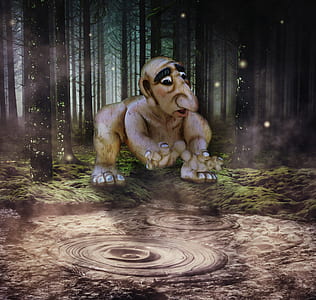 cartoon character near dirt digital wallpaper thumbnail