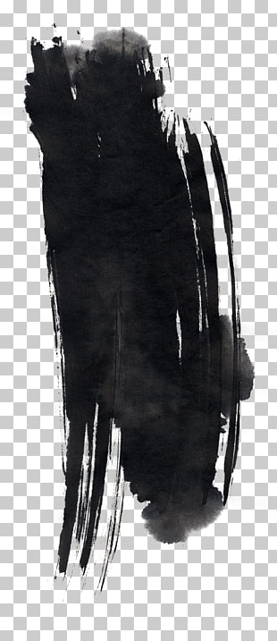 Ink brush Pen, Chinese style black ink PNG clipart