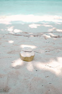 coconut, sand, beach, coconut water thumbnail