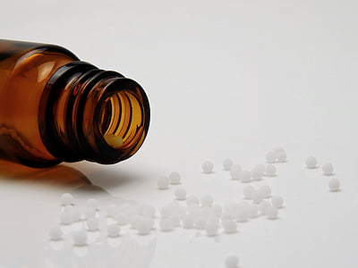 amber glass and white medicines thumbnail