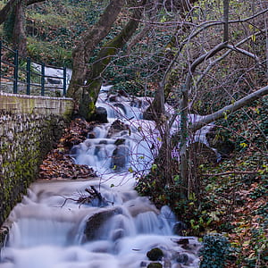 time lapse photography of waterfalls thumbnail