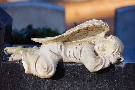 white angel ceramic figurine thumbnail
