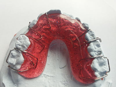 red and gray teeth denture mold thumbnail