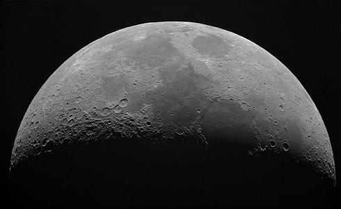 close up photo of moon thumbnail