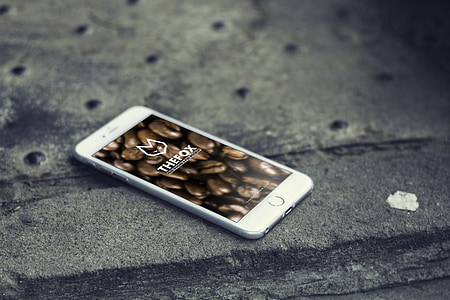 silver iPhone 6 on black slab thumbnail