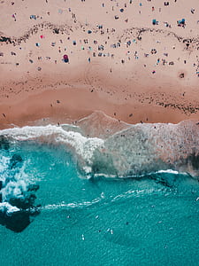 beach, crowd, people, sand thumbnail