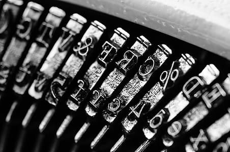 macro photography of typewriter keys thumbnail